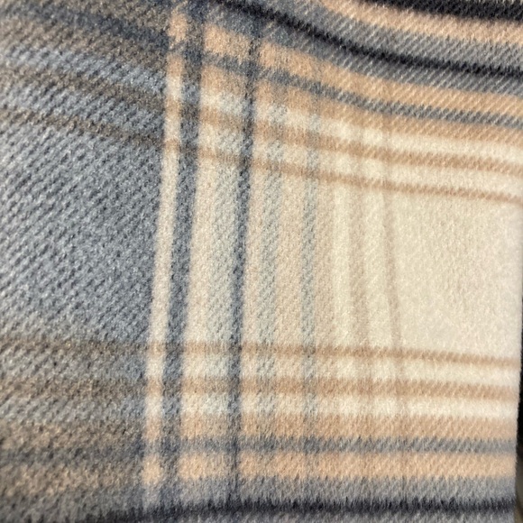 HOLLISTER PLAID DOUBLE BREASTED PEA WINTER COAT W/ POCKETS NWT SIZE XS - Picture 4 of 12